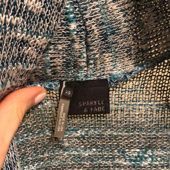 Blue cardigan sweater - Picture 4 of 4